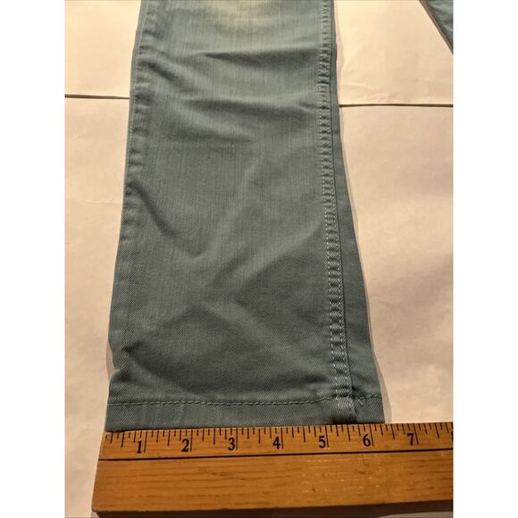 Levi's 524 Too Superlow Straight Jeans Women's Size 30X32 Light Wash Aquamarine - Picture 3 of 15